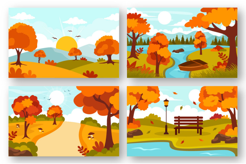 22-autumn-landscape-blue-background-illustration