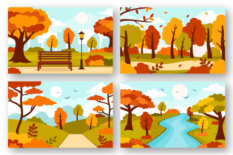 22-autumn-landscape-blue-background-illustration