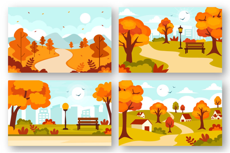 22-autumn-landscape-blue-background-illustration