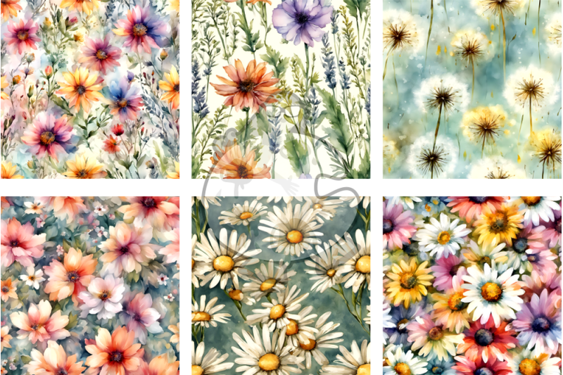 watercolor-floral-surface-pattern-papers