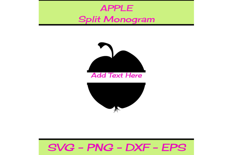 apple-split-monogram-svg