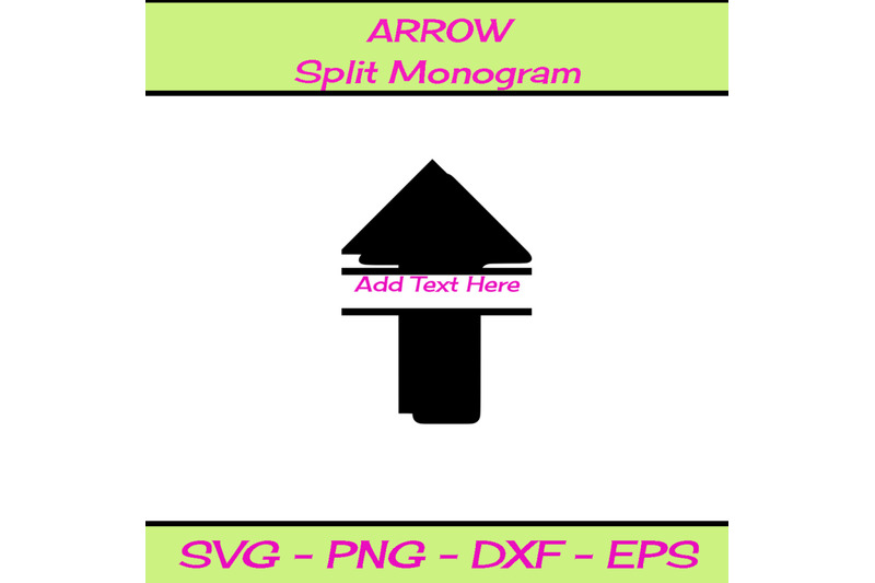 arrow-split-monogram-svg