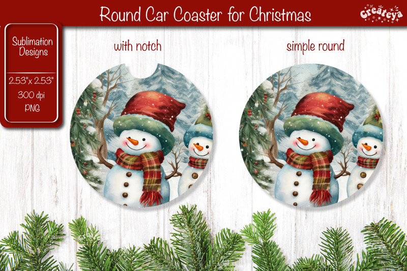 car-coaster-christmas-sublimation-round-coaster-sublimation-design-sno