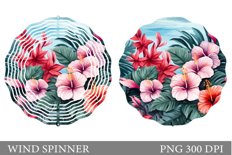 flowers-wind-spinner-design-tropical-flowers-wind-spinner