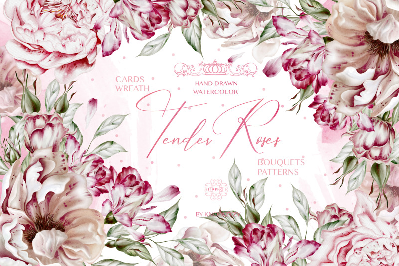 watercolor-tender-roses