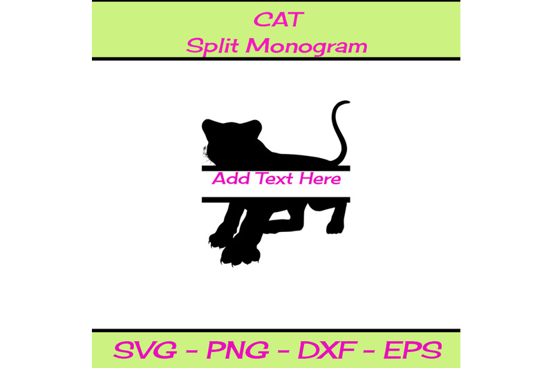cat-split-monogram-svg