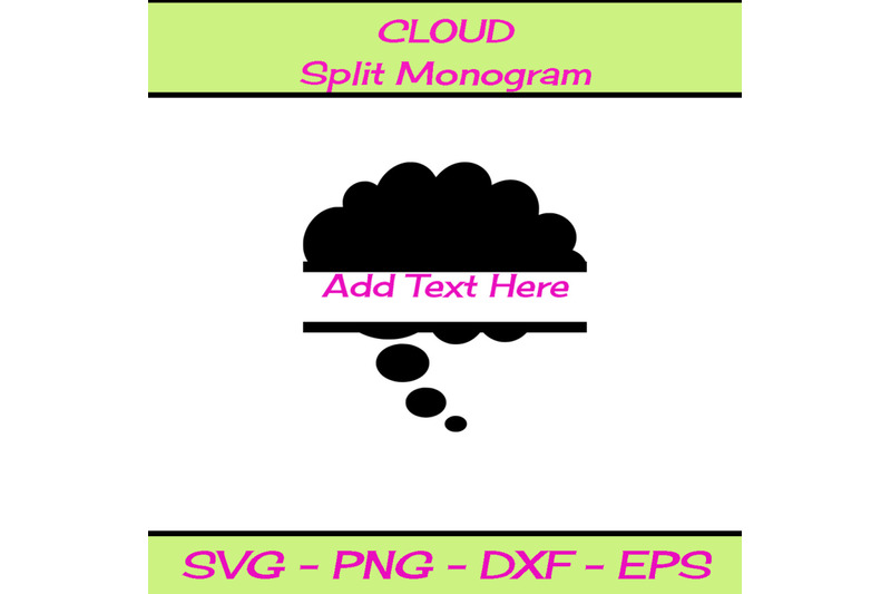 cloud-split-monogram-svg