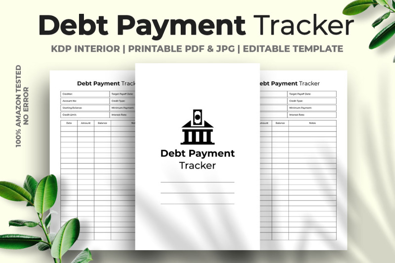 debt-payment-tracker-kdp-interior