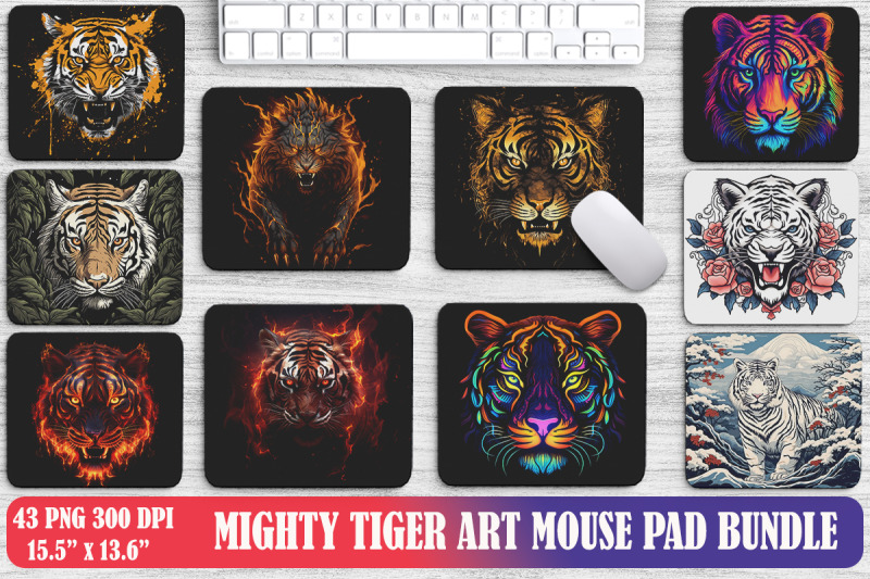 mighty-tiger-art-mouse-pad-design-bundle