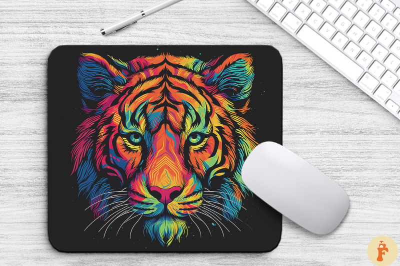 psychedelic-neon-colorful-tiger