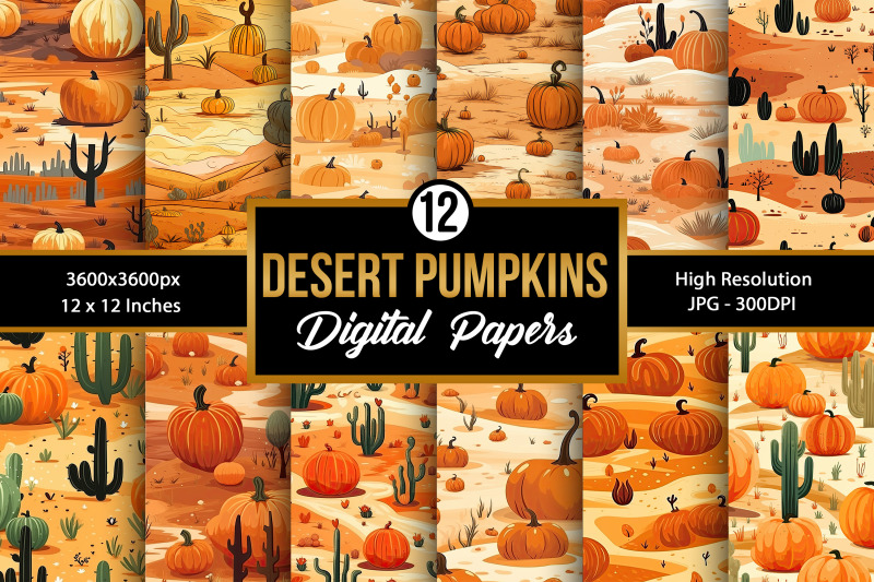 desert-pumpkins-seamless-pattern-digital-papers