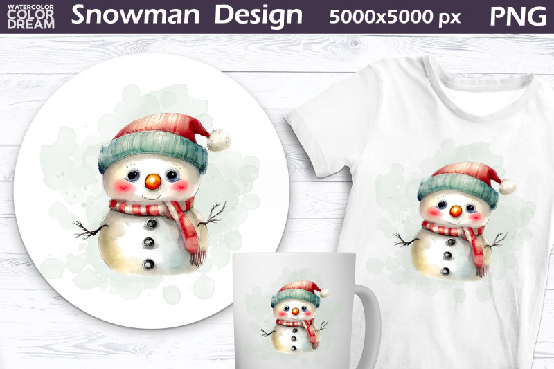 watercolor-snowman-png-snowman-sublimation-design-nbsp