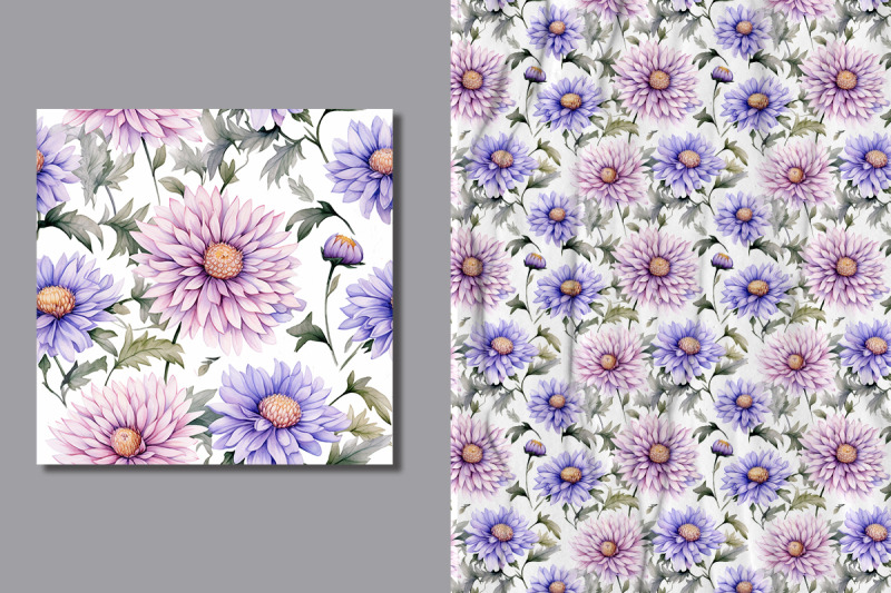 set-of-floral-seamless-patterns