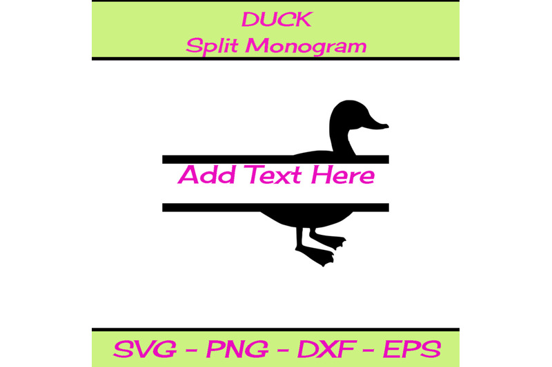 duck-split-monogram-svg