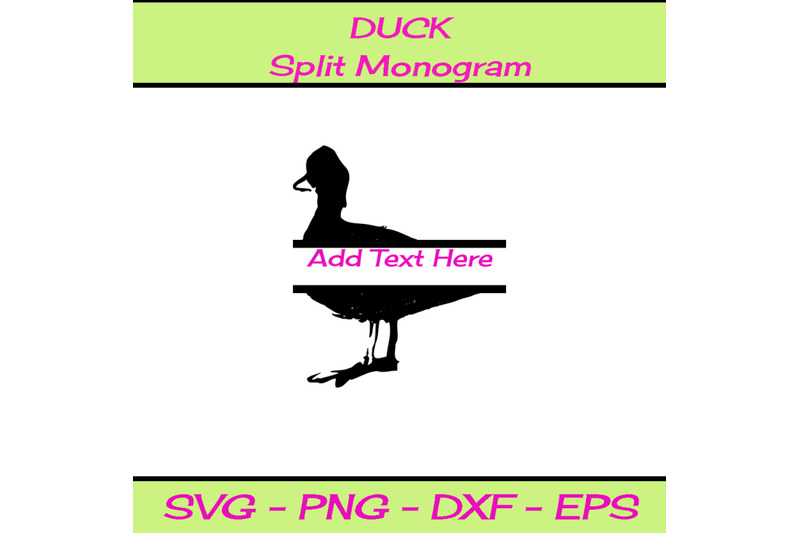 duck-split-monogram-svg