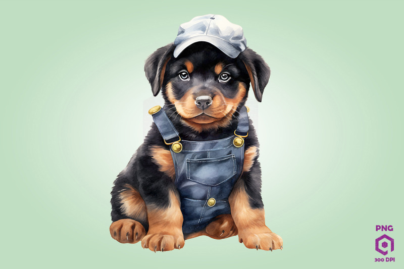 farmer-rottweiler-dog-clipart