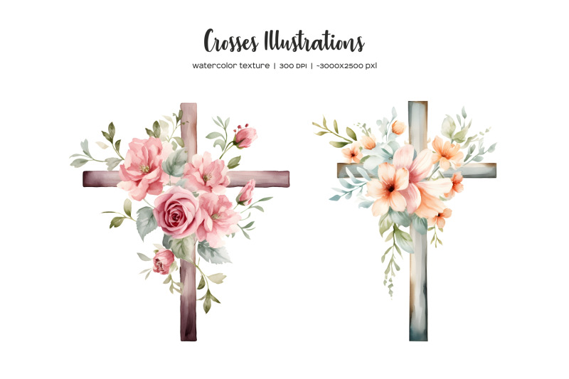 watercolor-floral-cross-clipart-easter-cross-clip-art-watercolor-greenery-crosses-with-flower-wooden-cross-png-watercolor-easter-cross