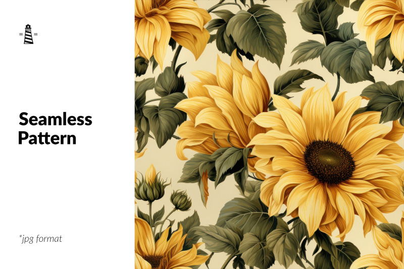 sunflower-seamless-pattern