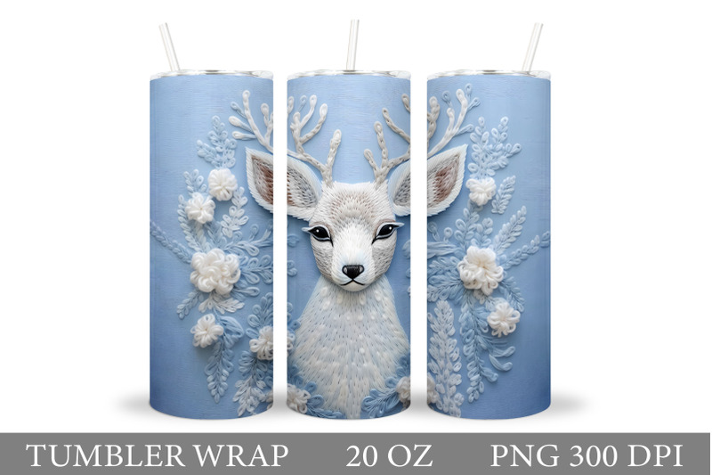 reindeer-tumbler-design-winter-deer-tumbler-sublimation