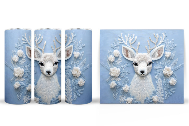 reindeer-tumbler-design-winter-deer-tumbler-sublimation