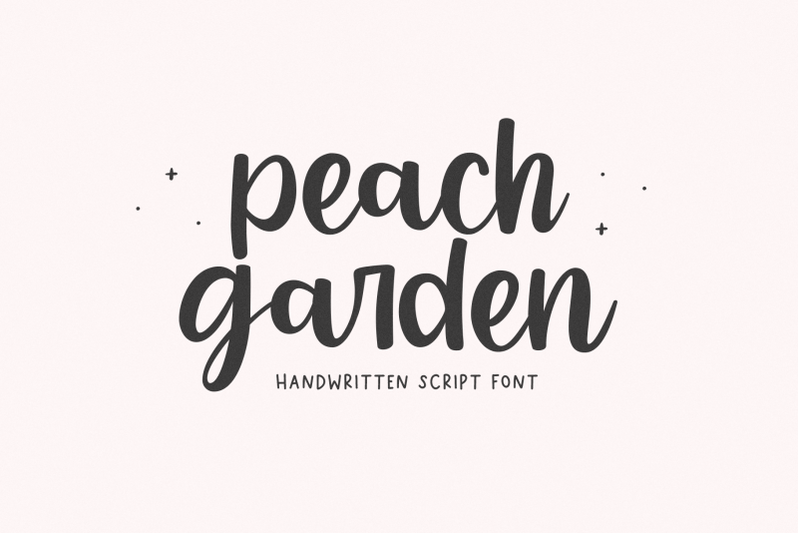 peach-garden-handwritten-script-font