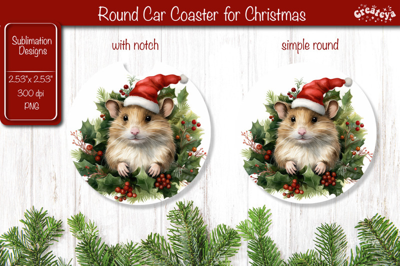 car-coaster-christmas-sublimation-round-coaster-sublimation-design-chr