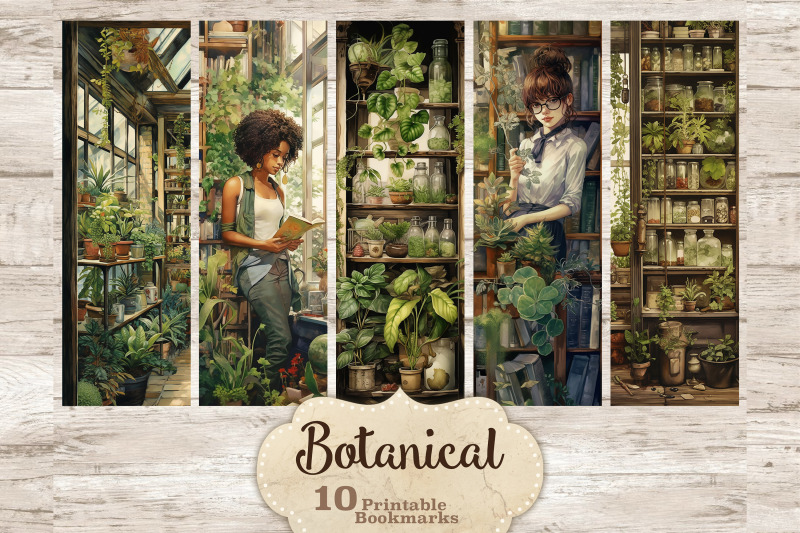 botanical-bookmarks-printable-instant-download-bundle