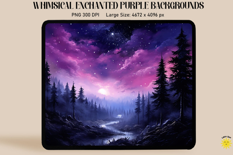 enchanted-purple-night-sky-backgrounds