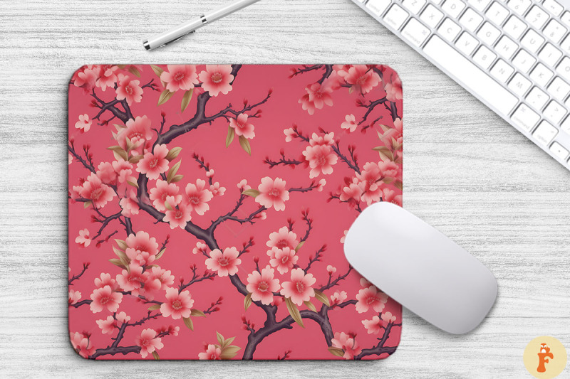 lovely-mini-pink-flowers-mouse-pad