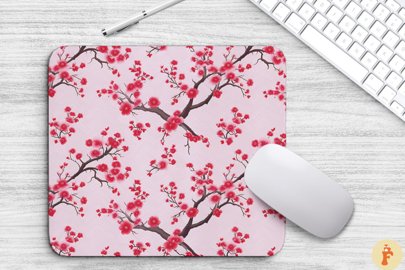 lovely-mini-pink-flowers-mouse-pad