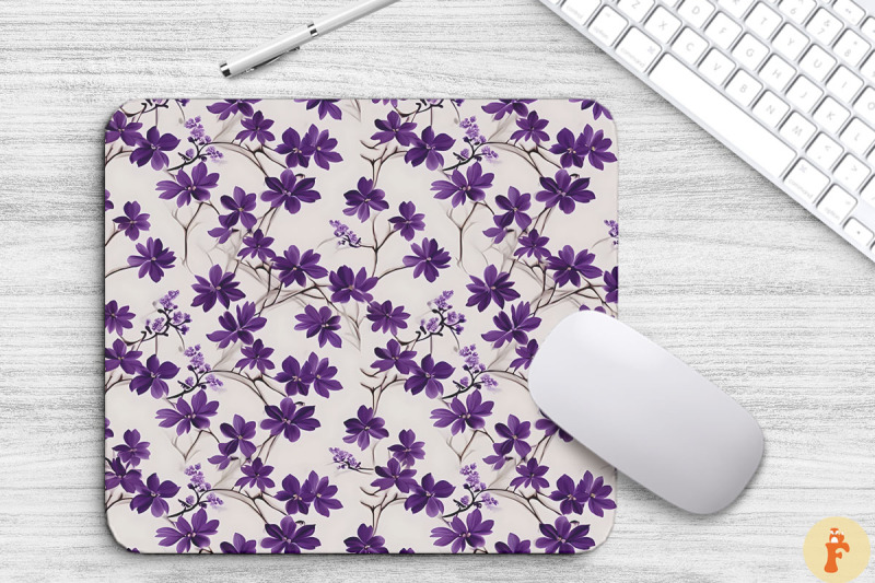 romantic-mini-purple-flowers-mouse-pad