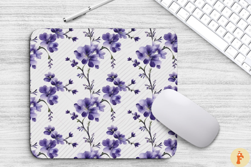 romantic-mini-purple-flowers-mouse-pad