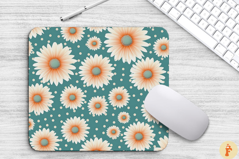 pastel-flowers-and-polka-dot-mouse-pad