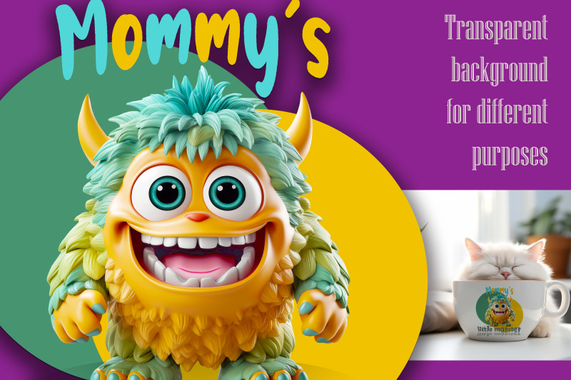mommys-little-monster-sublimation-png