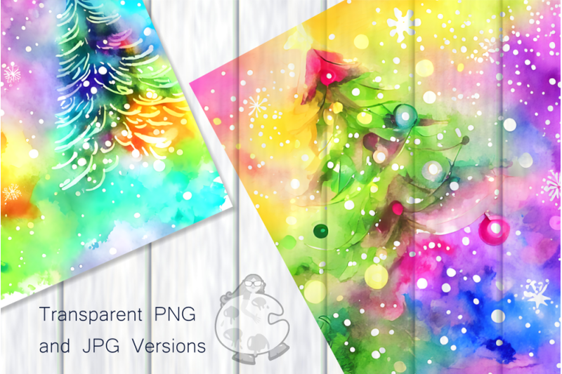 watercolor-christmas-tree-background-papers