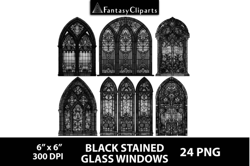 black-stained-glass-windows-clipart-halloween-clip-art