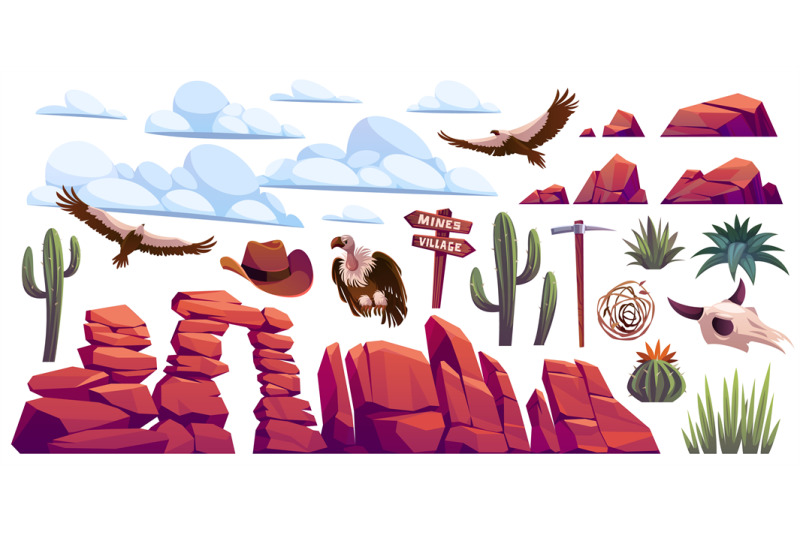 desert-cactus-and-rocks-cartoon-flat-arid-landscape-elements-flora-a