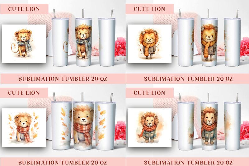 watercolor-cute-animals-tumbler-wrap-20-oz