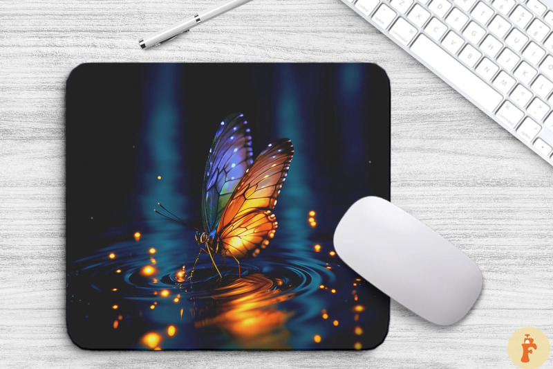 bioluminescent-butterfly-on-water