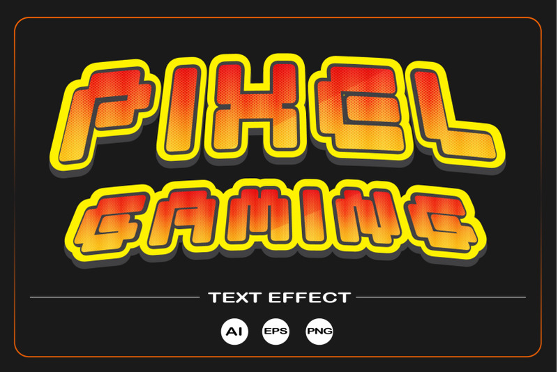 pixel-game-text-effect