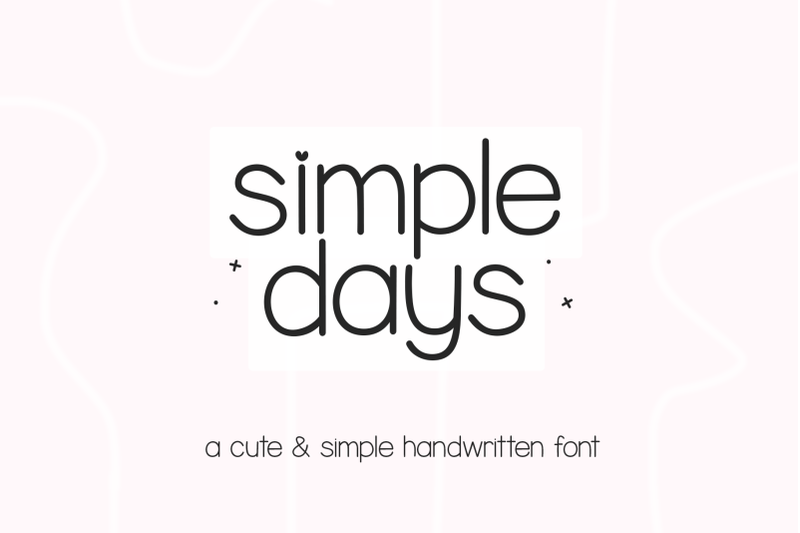 simple-days-cute-handwriting-font