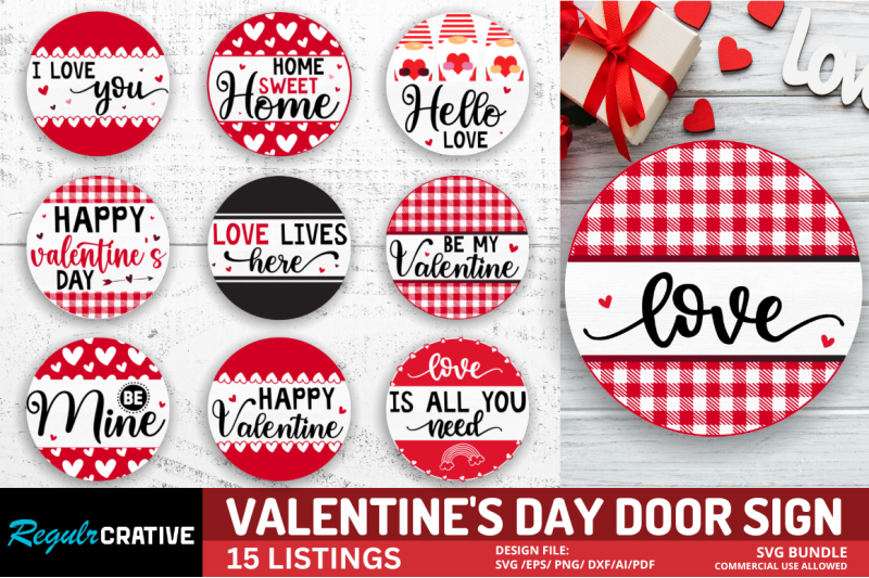 valentine-039-s-day-door-round-sign-svg-bundle