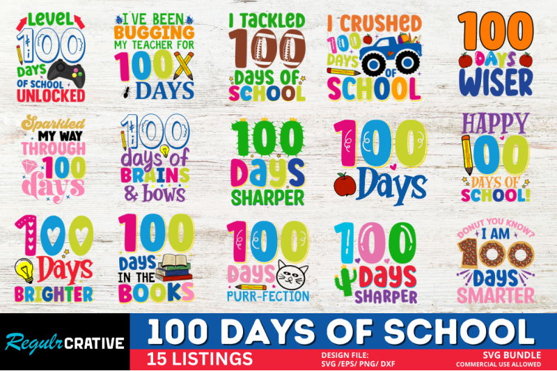 100-days-of-school-svg-bundle