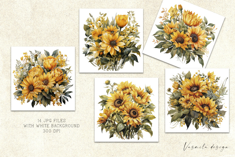 sunflower-bouquets