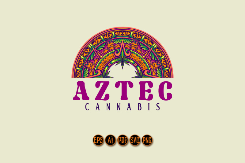 aztec-mandala-pattern-with-cannabis-leaf-inspired