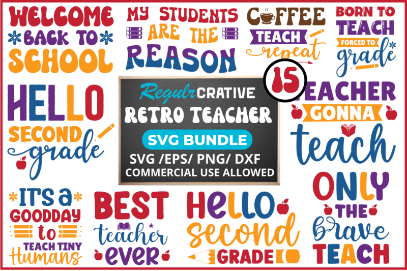 retro-teacher-svg-bundle