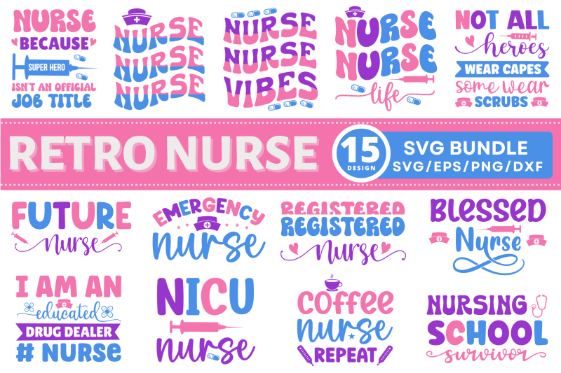 retro-nurse-svg-bundle