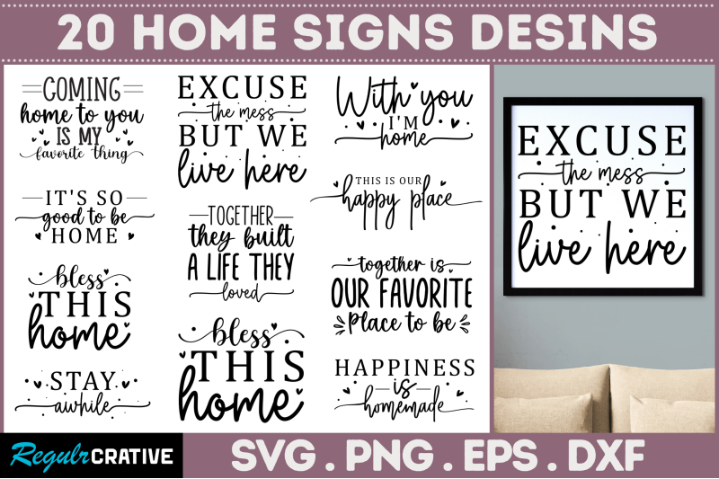 home-signs-svg-bundle