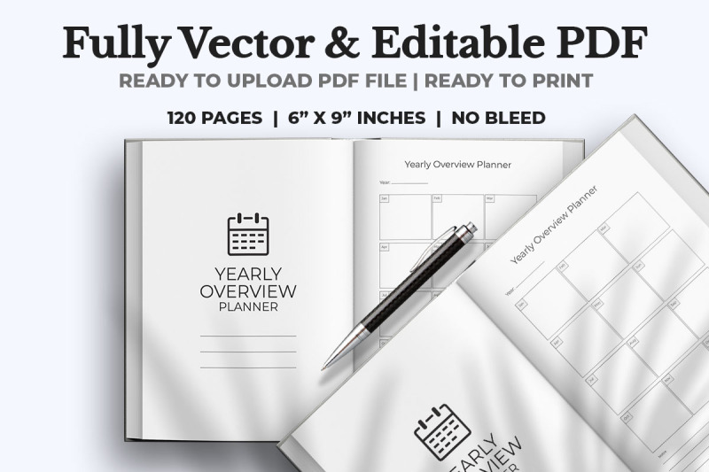 yearly-overview-planner-kdp-interior