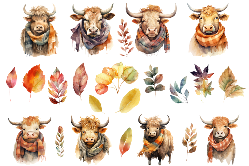 cow-for-fall-amp-thanksgiving-clipart